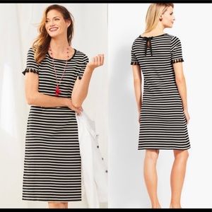 Talbots striped knit dress